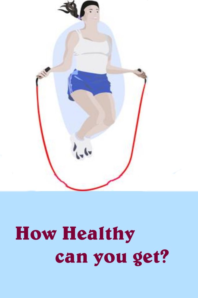 jump rope exercising