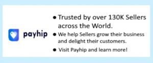 Payhip platform for selling digital products