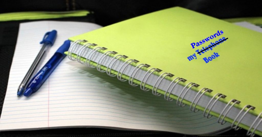 green password notebook offline